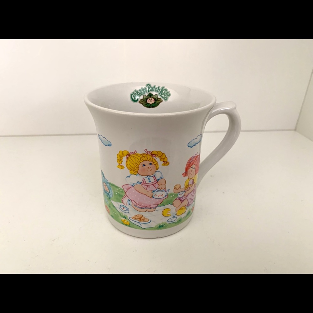 Vintage 1984 CABBAGE PATCH KIDS Picnic Edition Mug